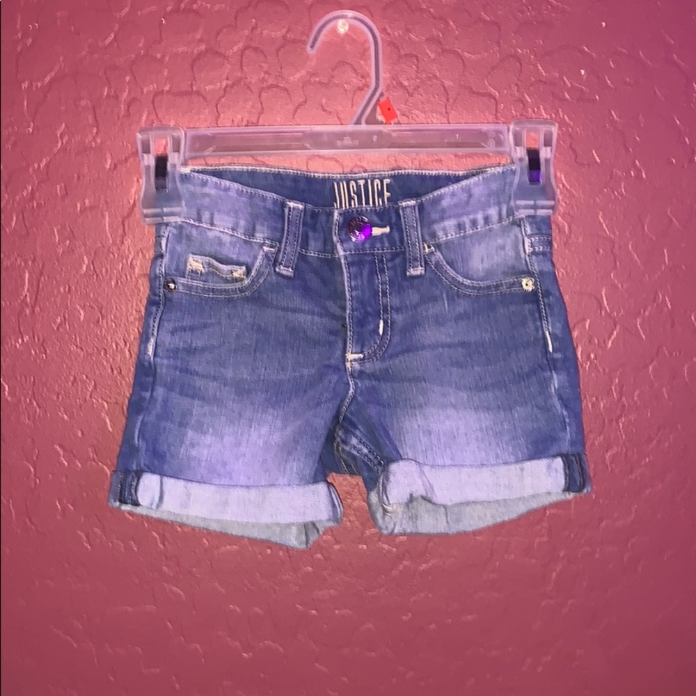 denim shorts